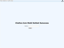 Tablet Screenshot of chattur.com